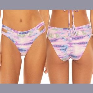 NEW ISABELLA ROSE [ Large ] Under One Sky Maui Tie Dye Bikini‎ Bottoms